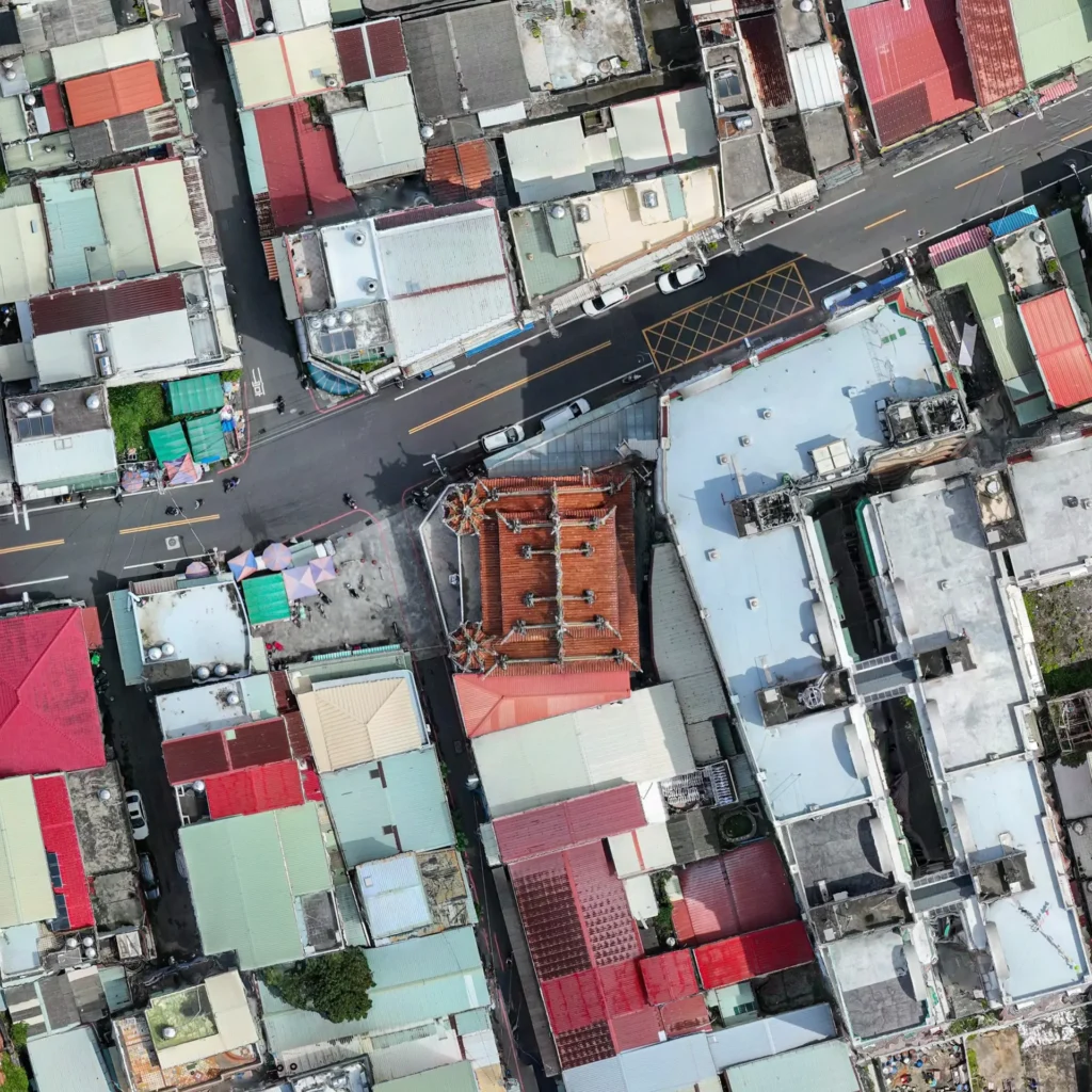 臺南新化市區正射影像局部放大 2